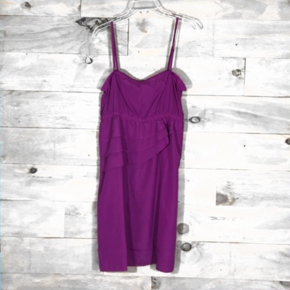 Purple Ruffle Dress by mark.